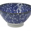 "Blue Dragonfly" Japanese 7" Porcelain Ramen Bowl - Tall